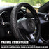 Car Steering Wheel Cover, Car Wheel Cover for Men and Women, 15 Inch Leather Anti-Slip Odorless Car Wheel Protector, Auto Interior Accessories Uni...