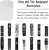 2 Pcs Remote Control Holder Wall Mount, TV Controller Holder, Self Adhesive Remote Holder, Wall Pen Holder Storage Accessories for Home Office Sch...