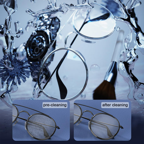 Generic Premium Jewelry Cleaner Machine - Ideal for Ring, Earring, Necklaces, Watch Strap, Makeup Brush Cleaning Also Functions as Glasses Cleaner...