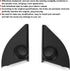 Qiilu Front Door Pillar Tweeter Cover, 2pcs Car Tweeter Speaker Cover Trim Black Modification Replacement for RAV4 2014?2019...