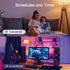 Ghome Smart Light Bulbs, A19 E26 Color Changing Led Bulb Works with Alexa, Google Home, App & Voice Control, 2.4Ghz WiFi Only, 800 Lumens, Dimmabl...
