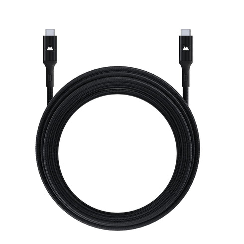 Mous - USB C to USB C Charging Cable - Nylon Braiding - 1.5m - Black...