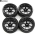 1/10 RC Rally On Road Car Tires and Hard Plastic Wheels Rims Drift Tyres 12mm Hex for 1:10 Scale RC Racing Car Tamiya Traxxas HPI KYOSHO XV02 XV01...