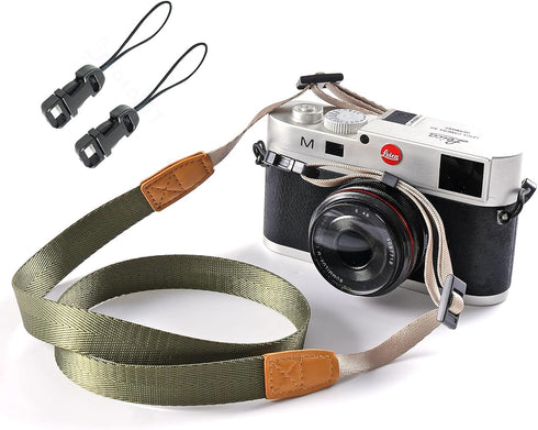 Camera Strap Camera Neck Strap with Quick-release Buckles for Mirrorless Camera.?Army Green?...