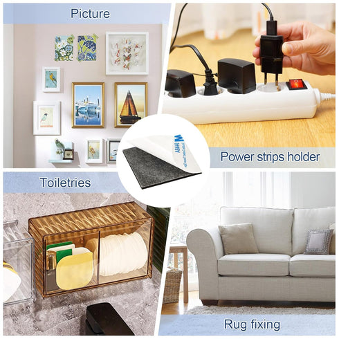 UPINS Double Sided Foam Tape, Double Sided Tape Heavy Duty Strong Adhesive Double Sided Mounting Tape for Walls Picture Poster Crafts (150, Black)...