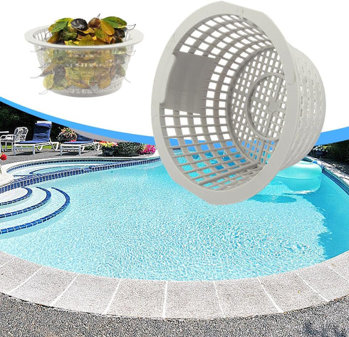 CALIDAKA 2PCS Skimmers Pool Replacement Skimmer Basket, Fits Most above Ground Wall Skimmers Pool Supplies Skimmers Basket, Skimmer Basket Random ...