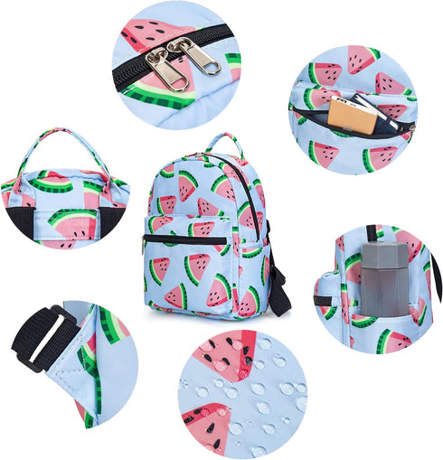 Cute 10 inch mini pack bag backpack for grils children and adult (watermelon)...