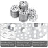 1 Inch Plaster Washers 200 Pcs Plaster Buttons Metal Washers for Screws Plaster Repair Rings Profile Washer for Wall Ceiling Drywall Repair...