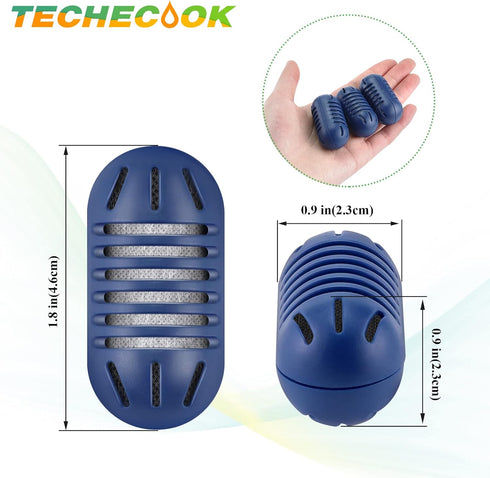 Techecook 10Pack Demineralization Cartridge Fit for HoMedics Ultrasonic Humidifier Demineralization Cartridge Filter UHE-HDC4- Eliminate White Mis...