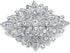Mariell Vintage Wedding Jewelry Crystal Bridal Brooch Pin for Brides, Bridesmaids, Mother of The Bride...