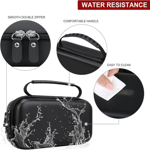 Hard Carrying Case for Tribit StormBox Flow Bluetooth Speaker, Travel Case with Zipper Mesh Pocket for USB-C Cable, Manuals and Other Accessories,...