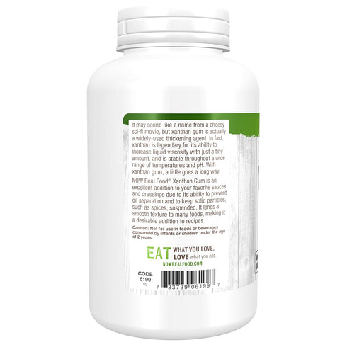 NOW Foods, Xanthan Gum Pure Powder, Kosher and Gluten-Free Natural Thickener, 6-Ounce...