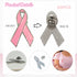 TANG SONG 50PCS 0.9''x1.57'' Breast Cancer Awareness Lapel Pins Pink Ribbon Pins Hope Ribbon Lapel Pins for Charity Recognition, Public Event, Fun...