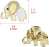 Elephant Brooches Crystal Rhinestone Elephant Pin Brooch for Women, Elephant Gifts for Elephant Lovers, Cute Animal Elephant Brooch Pins for Backp...