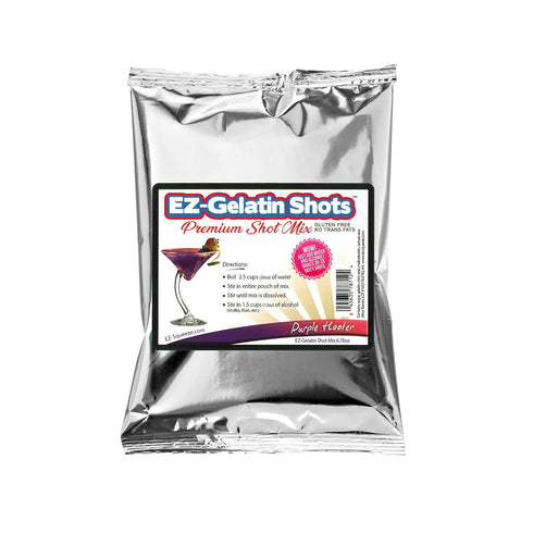 Purple Hooter Jello Shot Mix 6.78 oz - Premium Gluten-Free Jello Mix for Tasty Jello Shots - Easy to Make EZ Gelatin Powder Mix for Jello Shots - ...