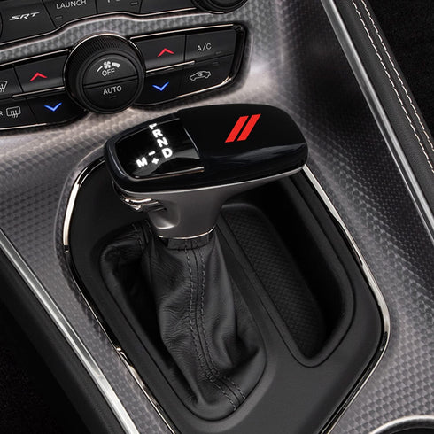 Gear Shift Knob Head Cover Trim for Dodge Challenger Charger Accessories 2015-2022 / Durango 2016-2023 ABS Interior Decoration Gear Shifter Cover ...