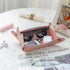 Cute Cat Shaped Leather Valet Tray,Cat Dice Tray,Premium Catchall Tray, Jewelry Tray, Folding Travel Organizer,Decorative Desk Organizer, Foldable...