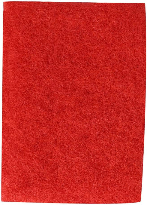 uxcell 5pcs Scouring Pad Non-Scratch Scouring Sponge Scrub Pads 6"x4" for Scouring Kitchen, Dishwashing, Red...