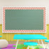 Whaline 98.4ft Retro Groovy Bulletin Board Borders Pink Brown Checkered Flower Die-Cut Rolled Bulletin Board Trim for School Classroom Office Chal...