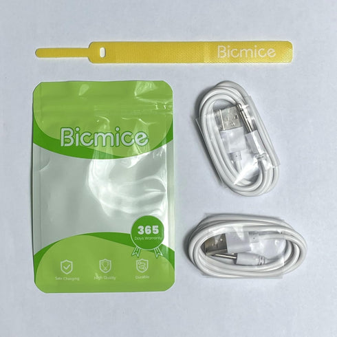 Bicmice 2.7Ft USB DC Charging Cable 2.5mm Fast Charger Replacement Cord - 2 Pack......