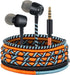 URIZONS Cute Colorful Earbuds Girls Headphones with Microphone - Earphones Compatible with iPhone iPad iPod Mac Laptop Tablets Smartphones Fabric ...