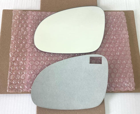 Replacement Mirror Glass with Adhesive for VW 06-10 Jetta | 05-10 Passat | 06-10 Rabbit | 11-14 Jetta Wagon SportWagen | 06-09 GTI | 08-09 GLI | 0...