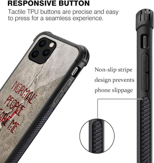 CARLOCA Compatible with iPhone 12 Pro Case,American Horror Story iPhone 12 Cases for Girls Boys,Graphic Design Shockproof Anti-Scratch Hard Back C...