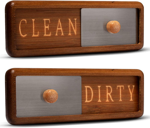 TEYGA Dishwasher Magnet Clean Dirty Sign Indicator - Clean Dirty Dishwasher Magnet, Dirty Clean Dishwasher Magnet, Clean and Dirty Dishwasher Magn...