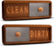 TEYGA Dishwasher Magnet Clean Dirty Sign Indicator - Clean Dirty Dishwasher Magnet, Dirty Clean Dishwasher Magnet, Clean and Dirty Dishwasher Magn...
