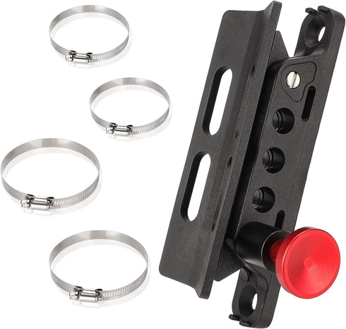 Quick Release Fire Extinguisher Holder Mount Bracket High Density Nylon Roll Bar Mount Bottle Holder Adjustable with 4 Clamps for Wrangler TJ JK J...