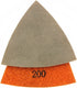 Diamond Electroplated Triangular Polishing Pads Grit 200 for Oscillating Tools...