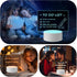 Acrylic Dry Erase Board with Light, Message Board DIY Acrylic Lamp, Led Note Board Remote Control/16 Colors Change/2Powers Mode Night Light Board,...