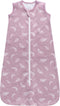 Owlivia Baby Sleep Sack Organic Cotton Sleeping Bag with 2-Way Zipper,100% Organic Cotton Wearable Blanket,Unisex Sleep Sack(Feather Mauve, 3-12 M...