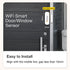 Smart Wifi Door Window Sensor Detector Alarm | Free App Alert, Works with Tuya Smart Life Devices, Compatible with Alexa, Google Home, Siri, Wirel...