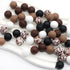 David accessories Silicone Beads 15mm Silicone Beads Bulk Round Silicone Beads for Keychain Pens Lanyards Bracelet Making DIY Craft 50Pcs (C)...