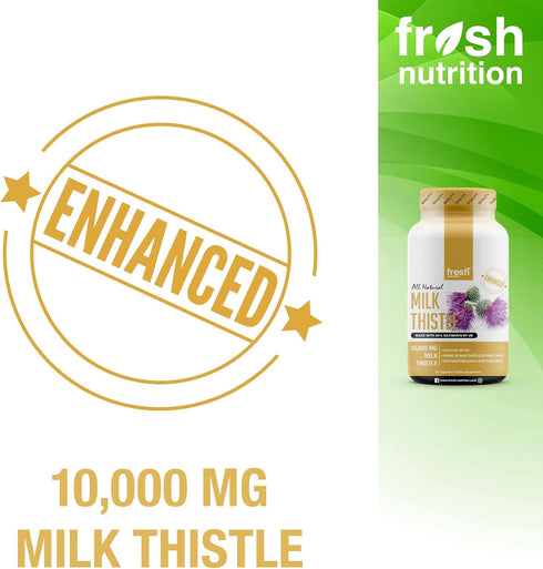 Fresh Nutrition Milk Thistle Capsules (10,000mg)...