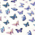 Butterfly Nail Art Stickers 5D Self-Adhesive Spring Nail Stickers for Nail Art Blue Pink Butterfly Nail Deals 3D Embossed Nail Design Nail Art Sup...