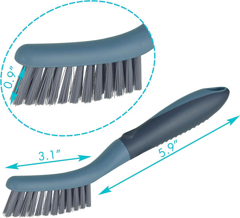 PHYEX 2 Packs Deep Cleaning Brush, Small Scrub Brush for Cleaning Grout, Tiles, Window or Door Tracks...