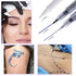 Surgical Skin Marker Professional 10Pcs Sterile Tattoo Stencil Tip Markers Pen Scribes with Paper Ruler Individually Wrapped White Violet for Micr...