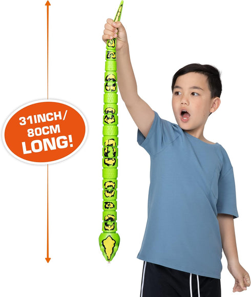 Robo Alive King Python by ZURU (Frustration Free Packaging) Battery-Powered Robotic Snake , Interactive Kids Toys, Giant Prank Snake Toy for Boys,...
