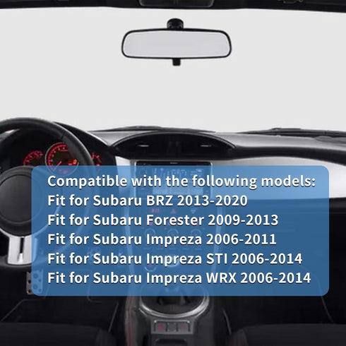 Interior Rear View Mirror 92039FE001 92039FE000 Compatible with Subaru BRZ 2013-2020/Forester 2009-2013/ Impreza 2006-2011 STI WRX 2006-2014...