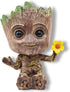 Groot Flower Pot with Hole, Planter Pot for Succulent, Air Plants, Pen Holder with Miniature Fairy Garden Sitting Groot (Flower Model)...