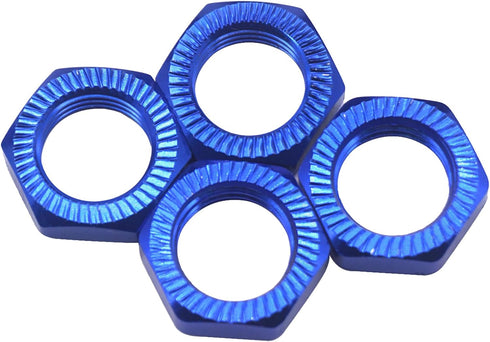 4Pack Share Goo Metal 12mm to 17mm Wheel Hex Drive Hub Adapter Conversion 15mm Offset Extension Compatible with Tamiya Axial RC4WD Traxxas HPI Him...