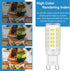G9 LED Bulb, No Flicker 5000K Daylight T4 G9 Bi Pin Base LED Chandelier Small Light Bulbs, 4W (40W Halogen Replacement Bulbs), 360° Beam Angle, No...
