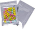 100 Pack Resealable Mylar Bags- 4 x 6 Inch Flat Zip lock Bags Food Storage Packaging Pouch Clear Silver Aluminum Foil Bags...