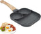 3 in 1 Breakfast Egg Pan,7.5 in Nonstick Grill Frying Pan with Divider,3 Section Omelette Pan Skillet All in One Split Sectioned Pan Suitable for ...