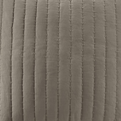 INK+IVY Pillow Sham Only Bed Skirt&SHAM, 26"x26", Quilted Taupe...