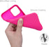 kwmobile Case Compatible with Apple iPhone 12 / iPhone 12 Pro Case - Slim Protective TPU Silicone Phone Cover - Neon Pink...