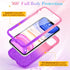 Ruky for iPhone 11 Glitter Case with Built-in Screen Protector, Full Body Rugged Liquid Cover with Built-in Screen Protector Shockproof Protective...