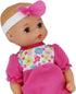 Baby's First Doll 11' Classic Softina with Pink & Foral Jumper & Headband, Surface Washable, for Ages 1+...